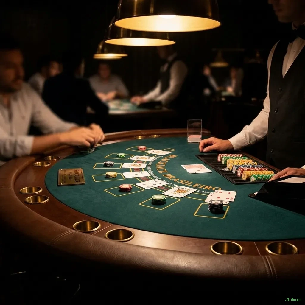Cassino ao vivo da 389win com dealers reais